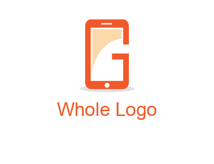 Cellphone incorporated with letter g