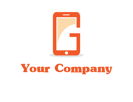 Cellphone incorporated with letter g