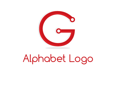 technology cables forming letter g logo