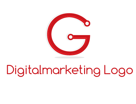 technology cables forming letter g logo