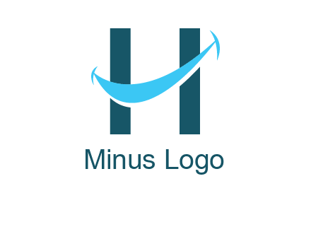 letter h with smile logo