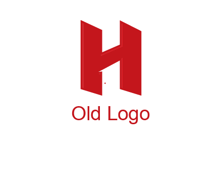 one shape letter H