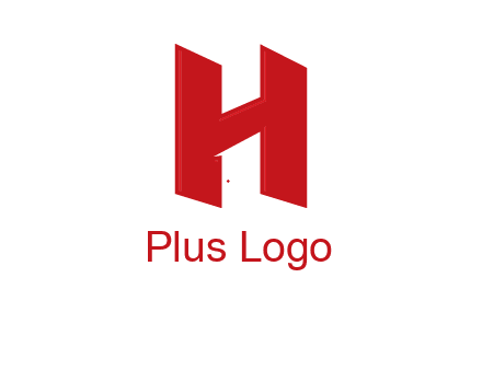 one shape letter H