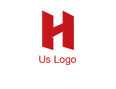 one shape letter H