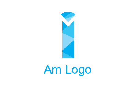 letter i incorporated with diamond logo