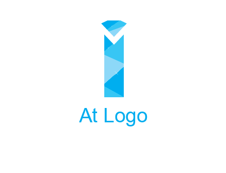 letter i incorporated with diamond logo