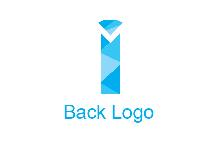 letter i incorporated with diamond logo