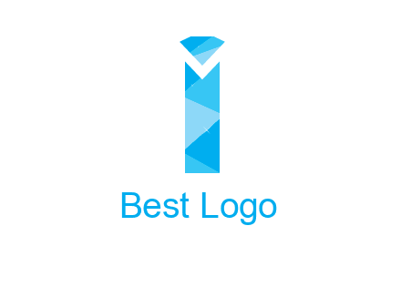 letter i incorporated with diamond logo