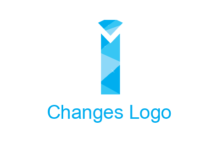 letter i incorporated with diamond logo