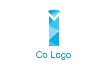letter i incorporated with diamond logo