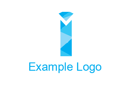letter i incorporated with diamond logo