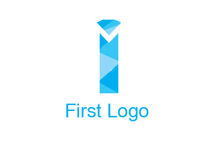 letter i incorporated with diamond logo