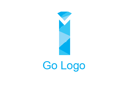 letter i incorporated with diamond logo
