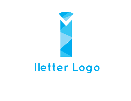 letter i incorporated with diamond logo
