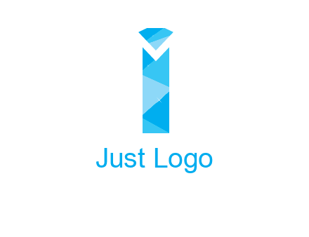 letter i incorporated with diamond logo
