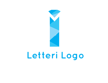 letter i incorporated with diamond logo