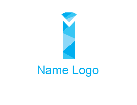 letter i incorporated with diamond logo