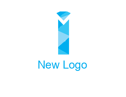 letter i incorporated with diamond logo