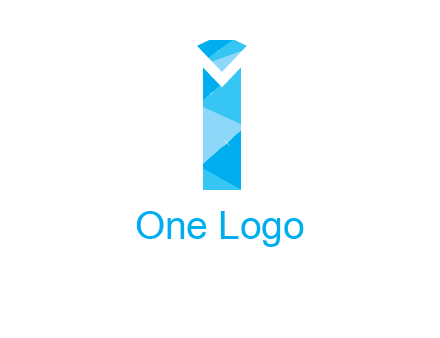 letter i incorporated with diamond logo