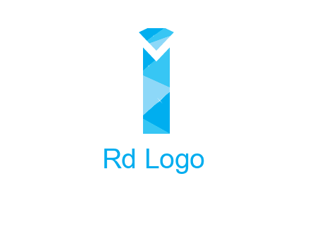 letter i incorporated with diamond logo