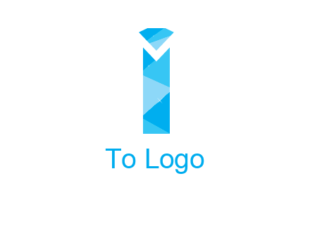 letter i incorporated with diamond logo