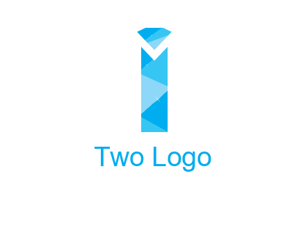 letter i incorporated with diamond logo