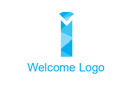 letter i incorporated with diamond logo