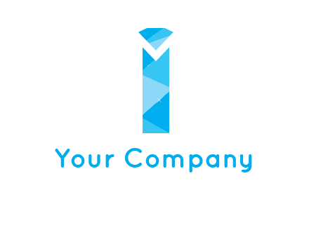 letter i incorporated with diamond logo