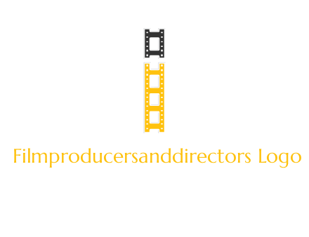 letter i forming film reel graphic
