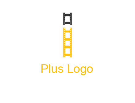 letter i forming film reel graphic