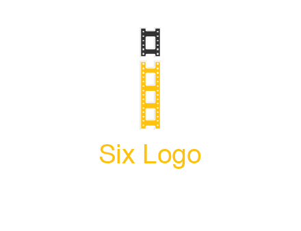 letter i forming film reel graphic