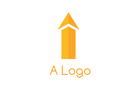 arrow forming letter i logo