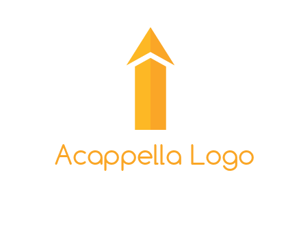 arrow forming letter i logo