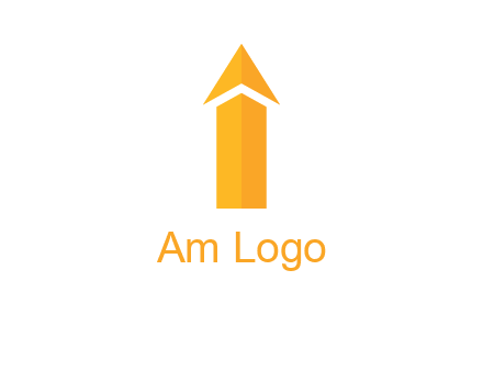 arrow forming letter i logo