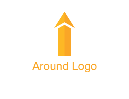 arrow forming letter i logo