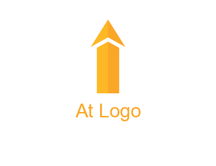 arrow forming letter i logo