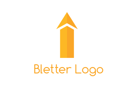 arrow forming letter i logo