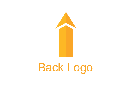 arrow forming letter i logo
