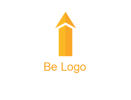 arrow forming letter i logo