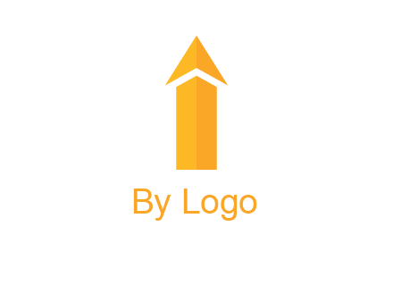 arrow forming letter i logo