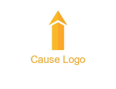 arrow forming letter i logo