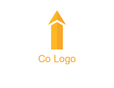 arrow forming letter i logo