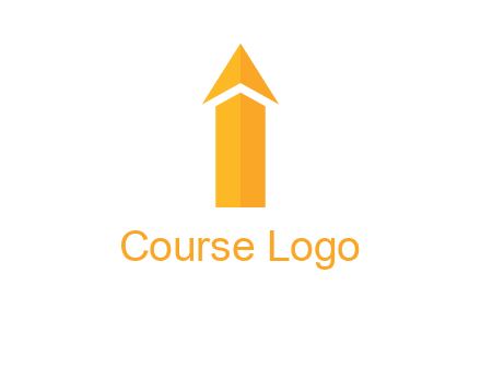arrow forming letter i logo