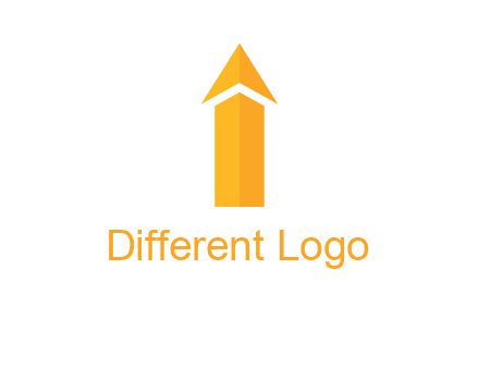 arrow forming letter i logo