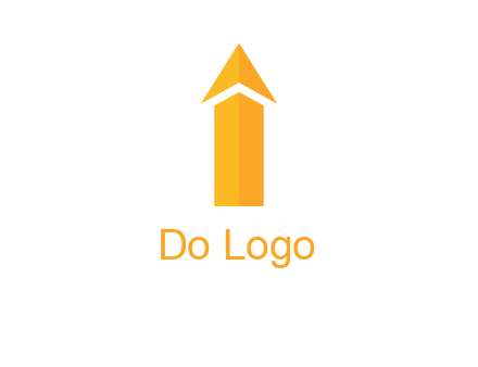arrow forming letter i logo