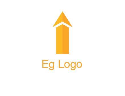 arrow forming letter i logo