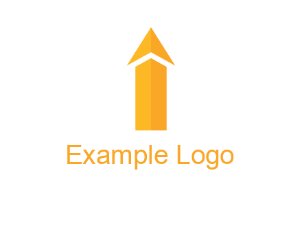 arrow forming letter i logo