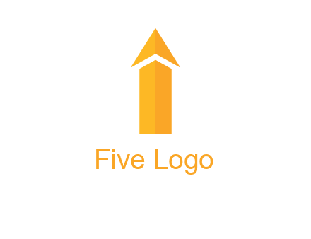 arrow forming letter i logo