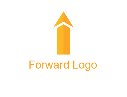 arrow forming letter i logo