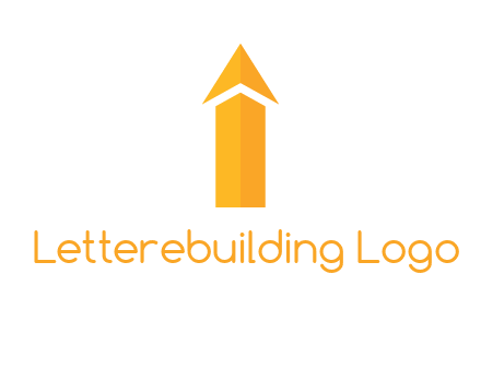 arrow forming letter i logo